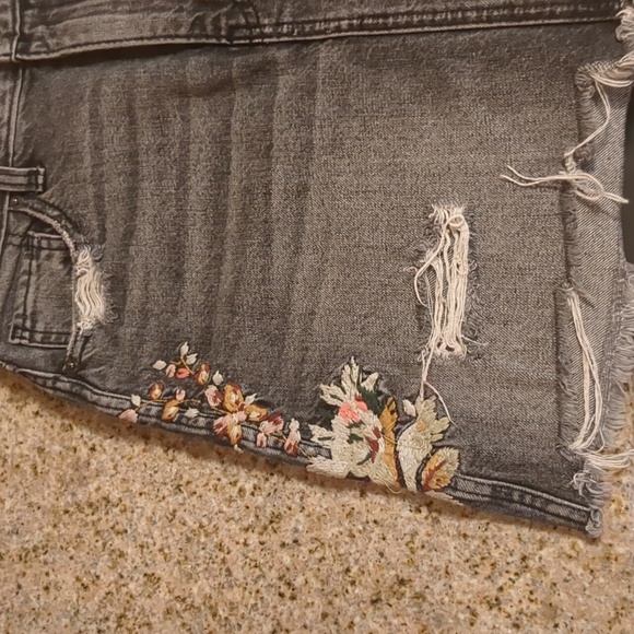 Vintage A&F Denim Mini Skirt - Picture 4 of 6